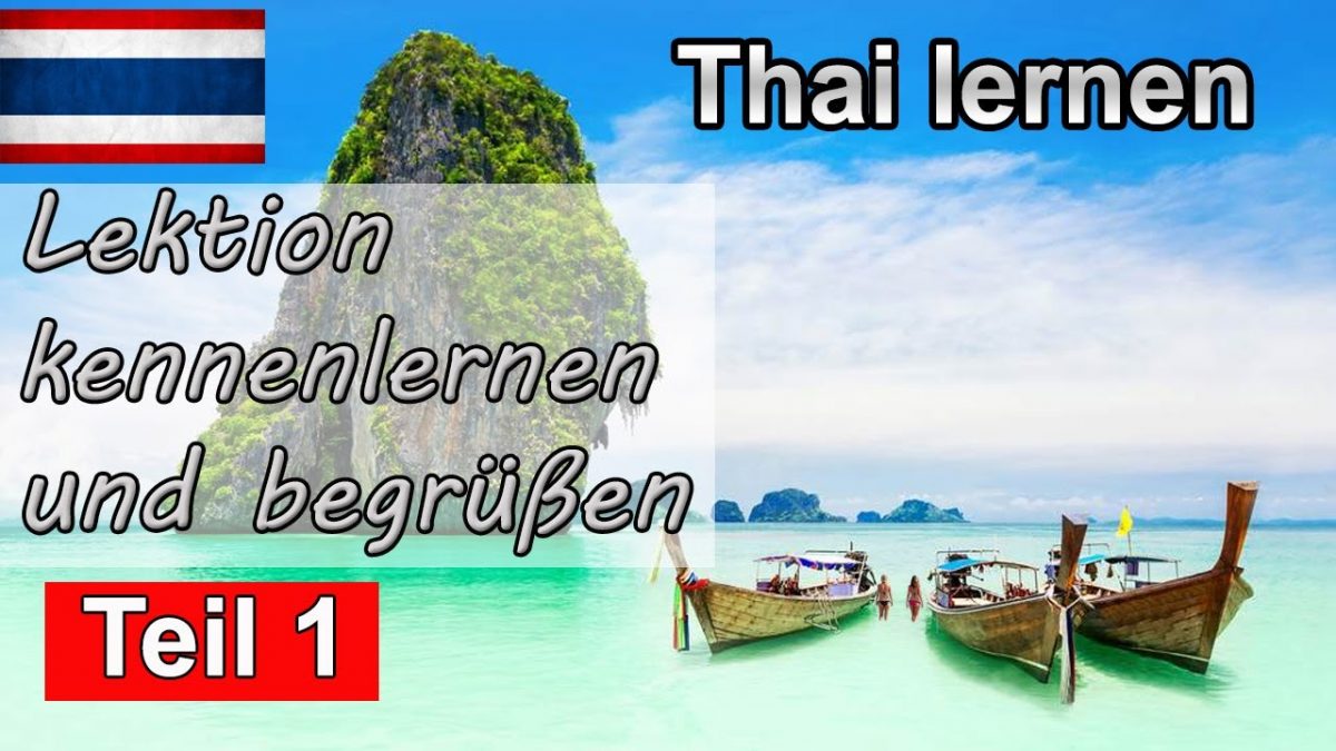 Thai kennenlernen kostenlos